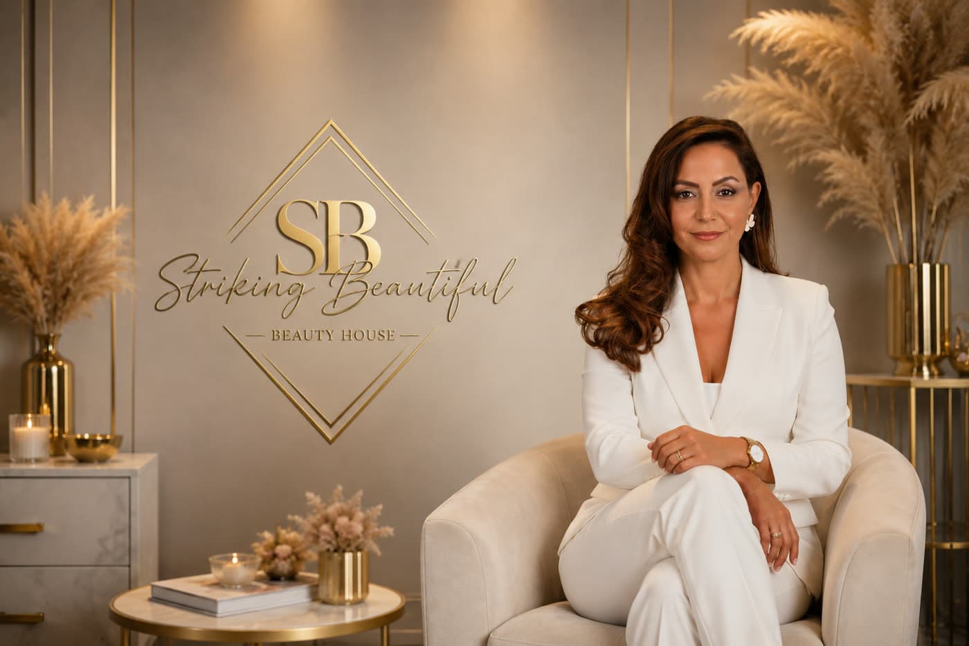 Özlem Barutcu im Studio von Striking Beautiful Beauty House in Esslingen-Mettingen
